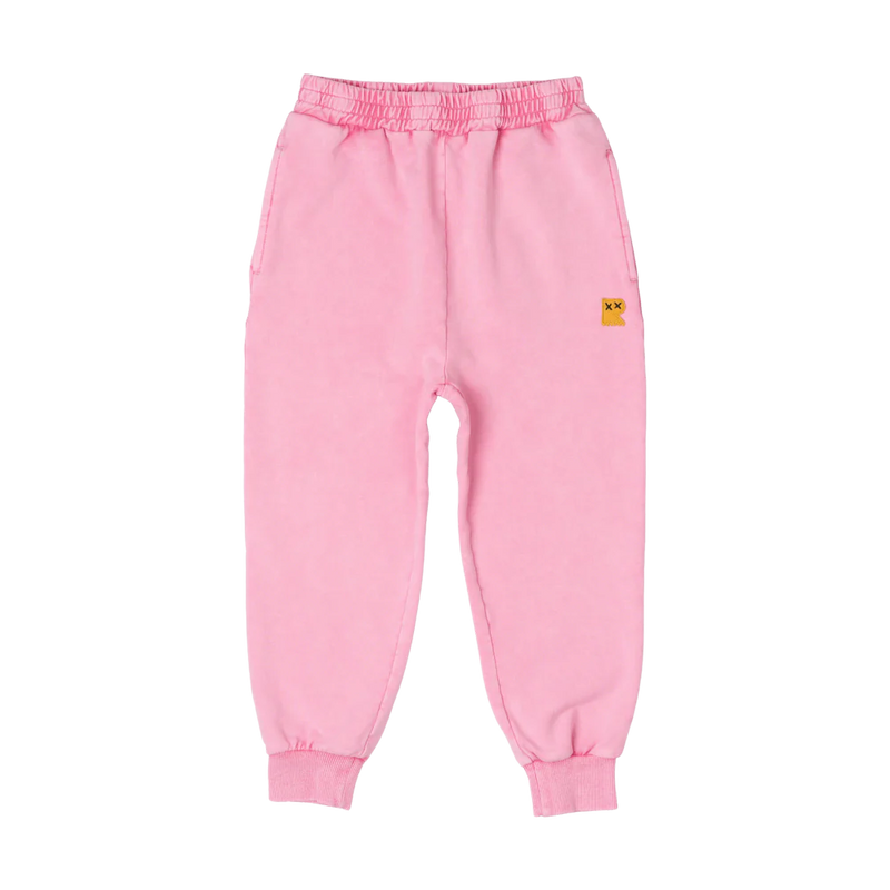 Rock Your Baby Pink Wash Trackpant in Pink