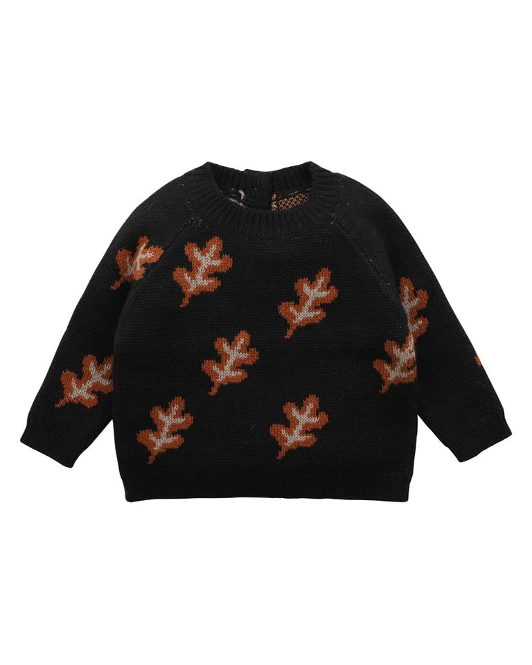Bebe Eli autumn knitted jumper in charcoal