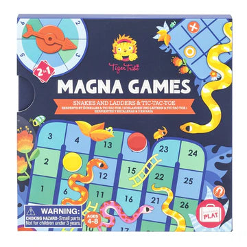 Tiger Tribe Magna games  snakes and ladders and tic tac toe