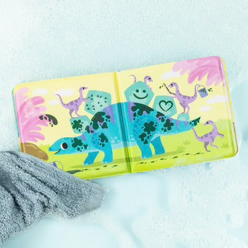 Tiger Tribe Bath Book - Messy dinosaurs