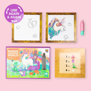 Tiger Tribe magic painting world - unicorn and friends