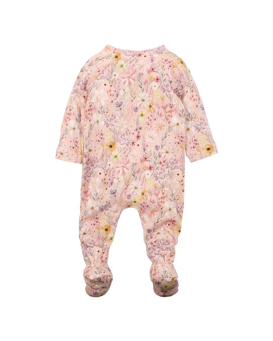 Bebe Thea Print Wrap Onesie in multicolour