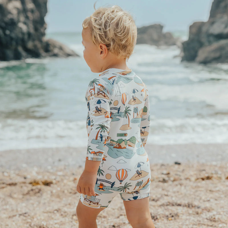 Crywolf rash suit paradise in multi colours