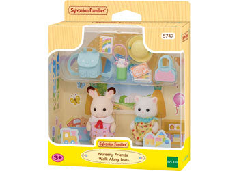 Sylvanian families nursery friends - walk along duo