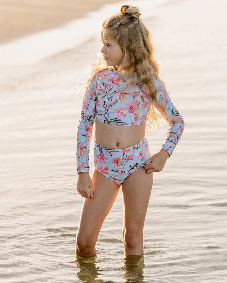 Minihaha Lou Print LS Rash Set Lou Print in Multi