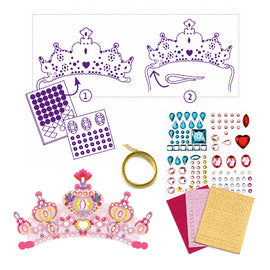 Djeco Do It Yourself Like a Princess Tiaras (mosaic)