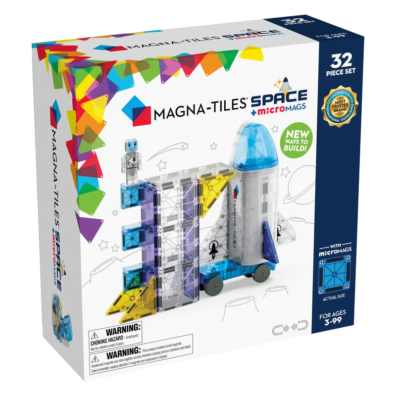 Magna Tiles Space & MicroMAGS - 32 piece set