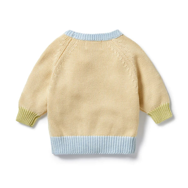 Wilson & Frenchy Knitted Jacquard Jumper - Dew