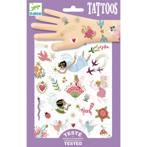 Djeco 50+ fairy friends tattoos