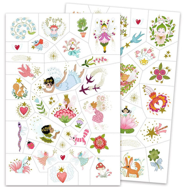 Djeco 50+ fairy friends tattoos