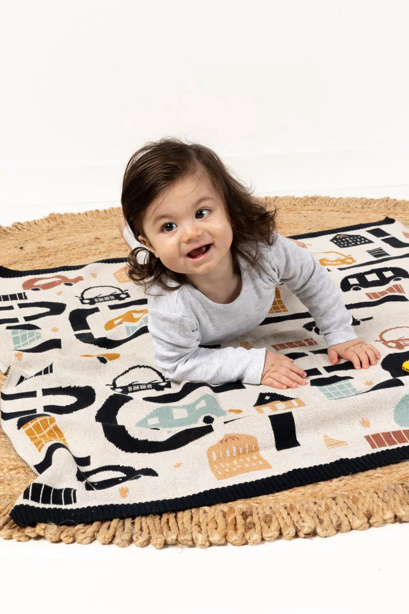 Indus transport Baby Blanket