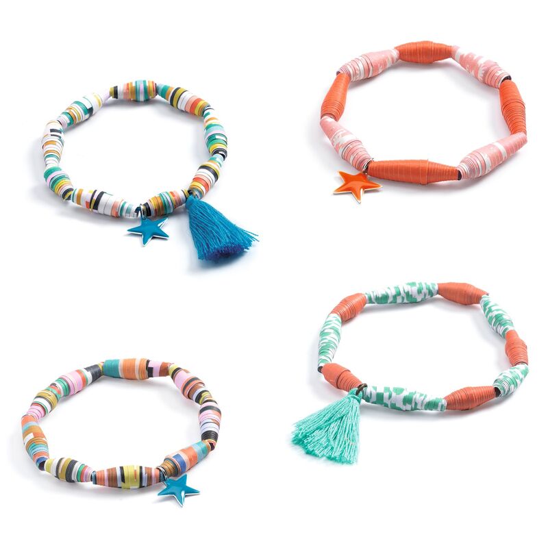 Djeco do it yourself pop and colourful bracelets