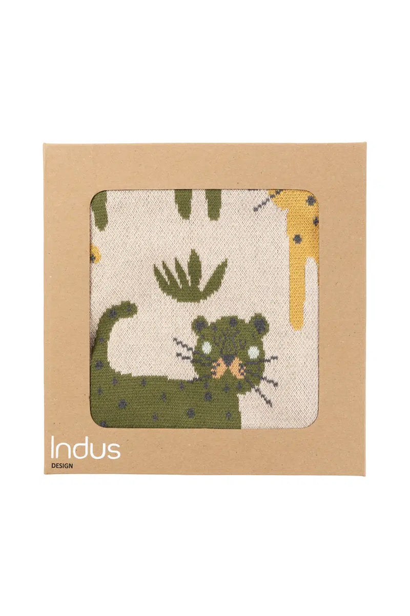 Indus Lenny leopard  Baby Blanket