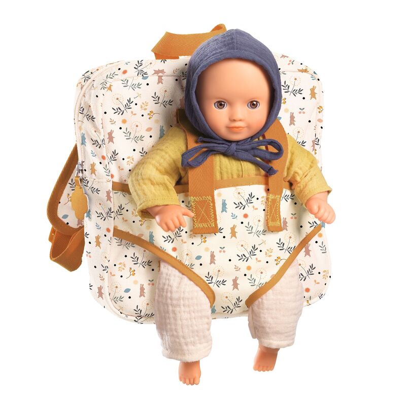Djeco doll 2 in 1 backpack & carrier