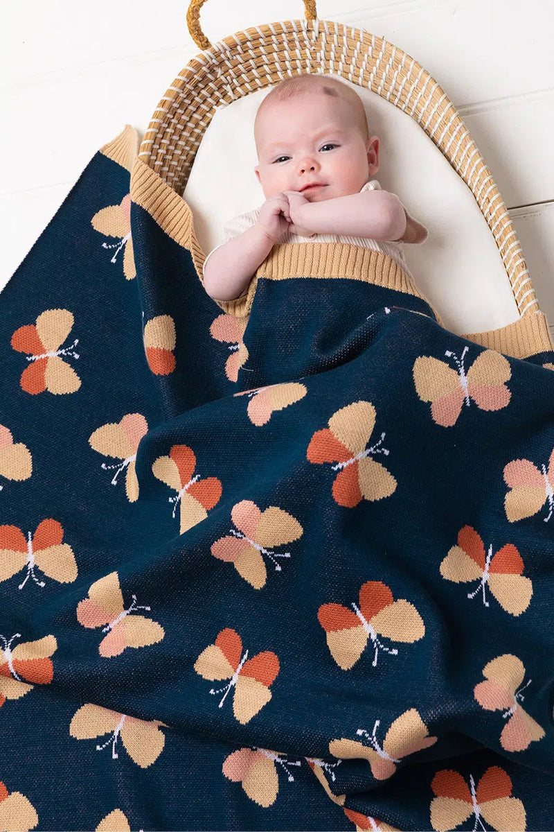 Indus Beau Butterfly Baby Blanket