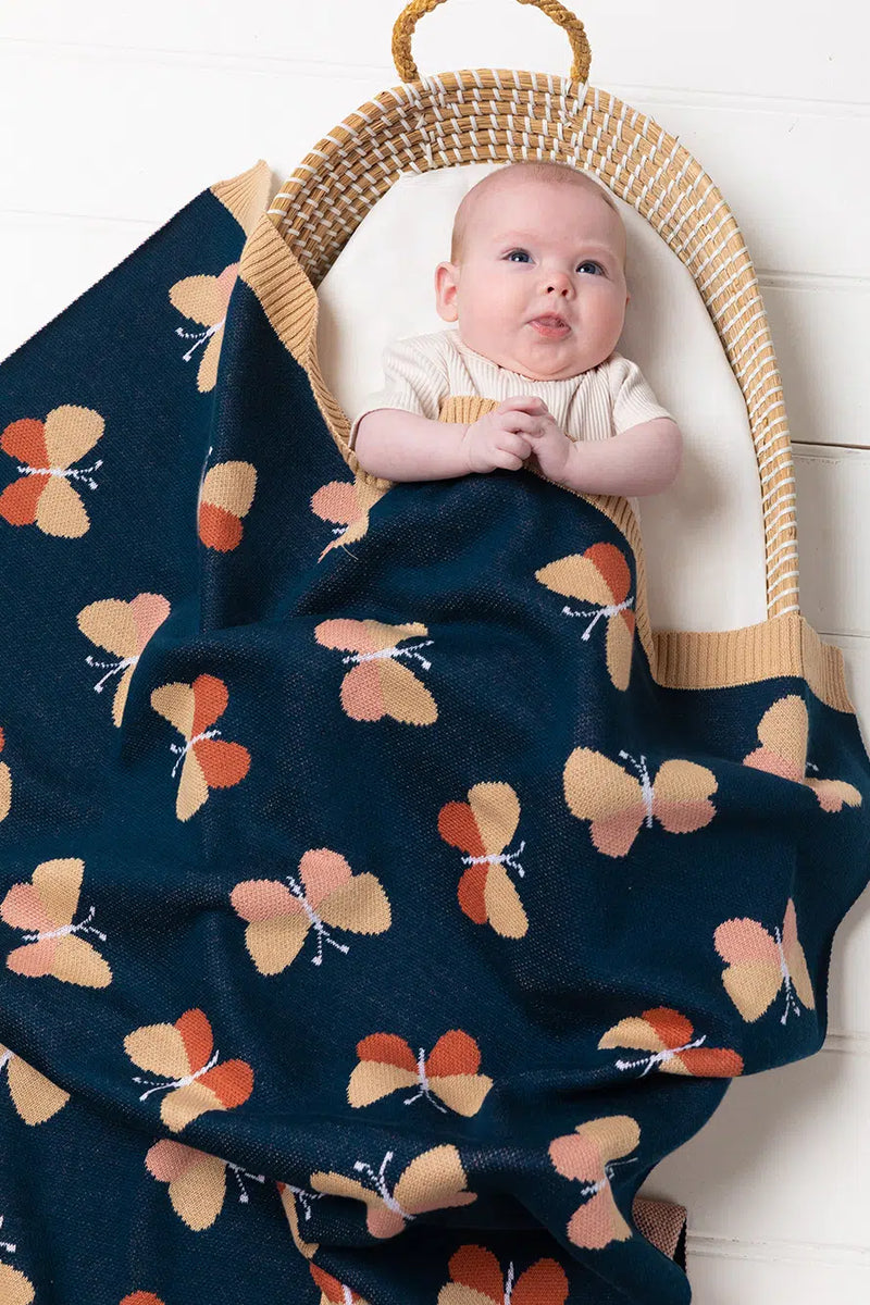 Indus Beau Butterfly Baby Blanket