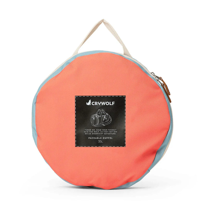 Crywolf Packable Duffel bag sunset colour block