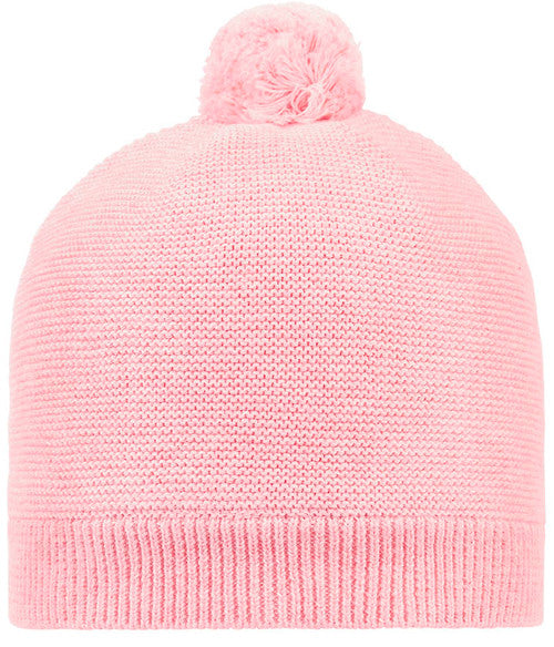 Toshi organic beanie love - pearl in pink