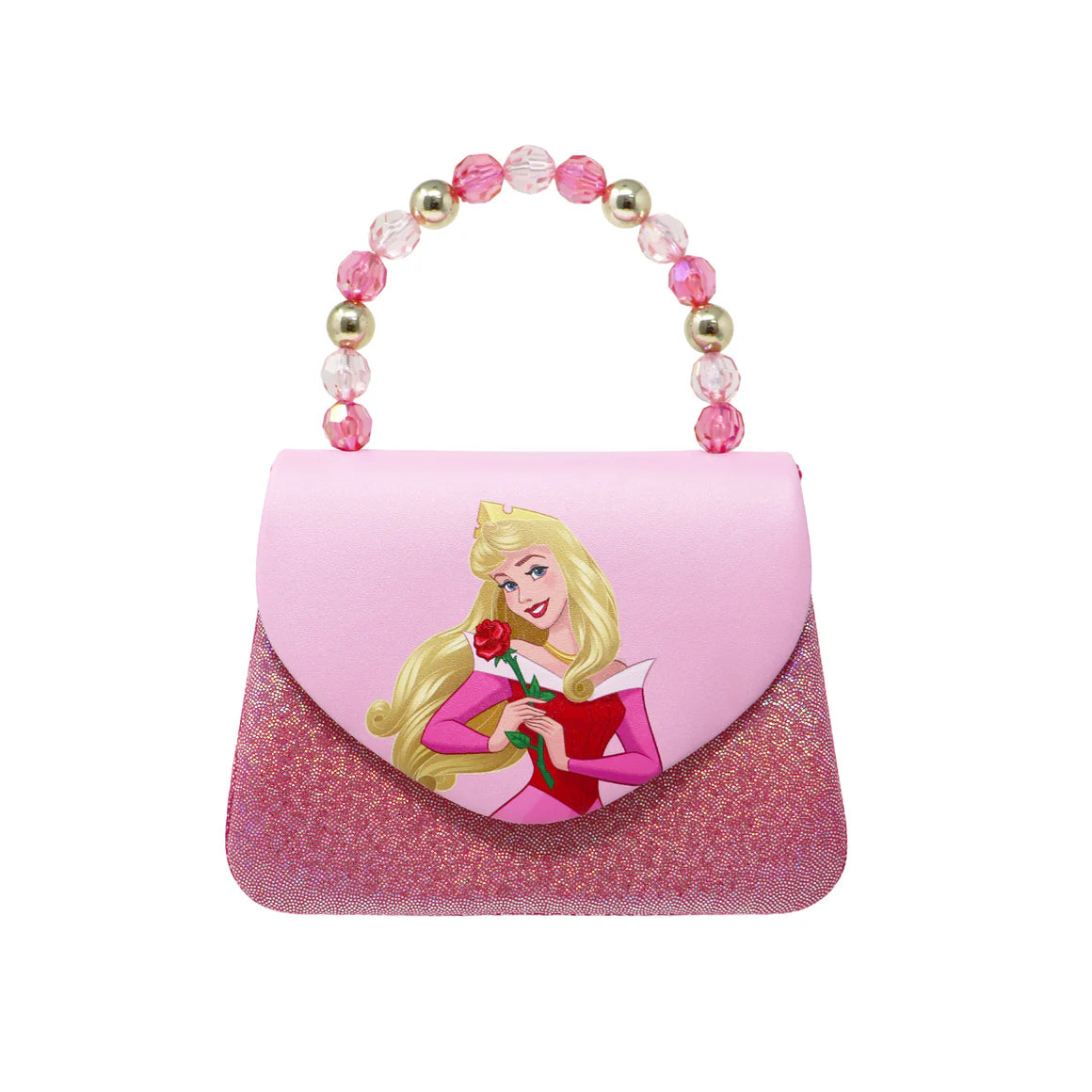 Pink Poppy Disney Princess Aurora print handbag