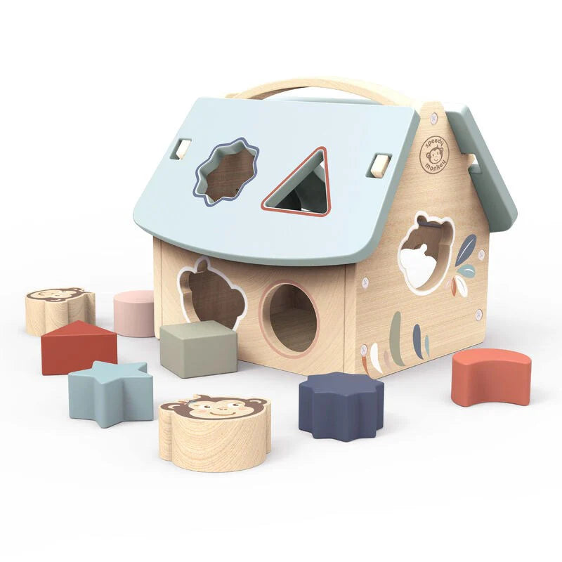 Speedy Monkey house shape sorter