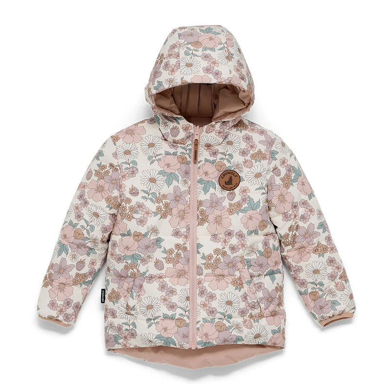 Crywolf Reversible Eco-Puffer Daisy Floral