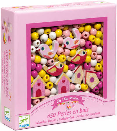 Djeco Birds Wooden Beads