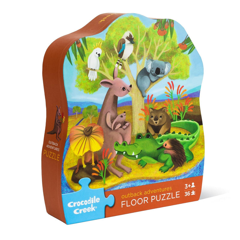 Crocodile Creek outback adventures floor puzzle 36 pc