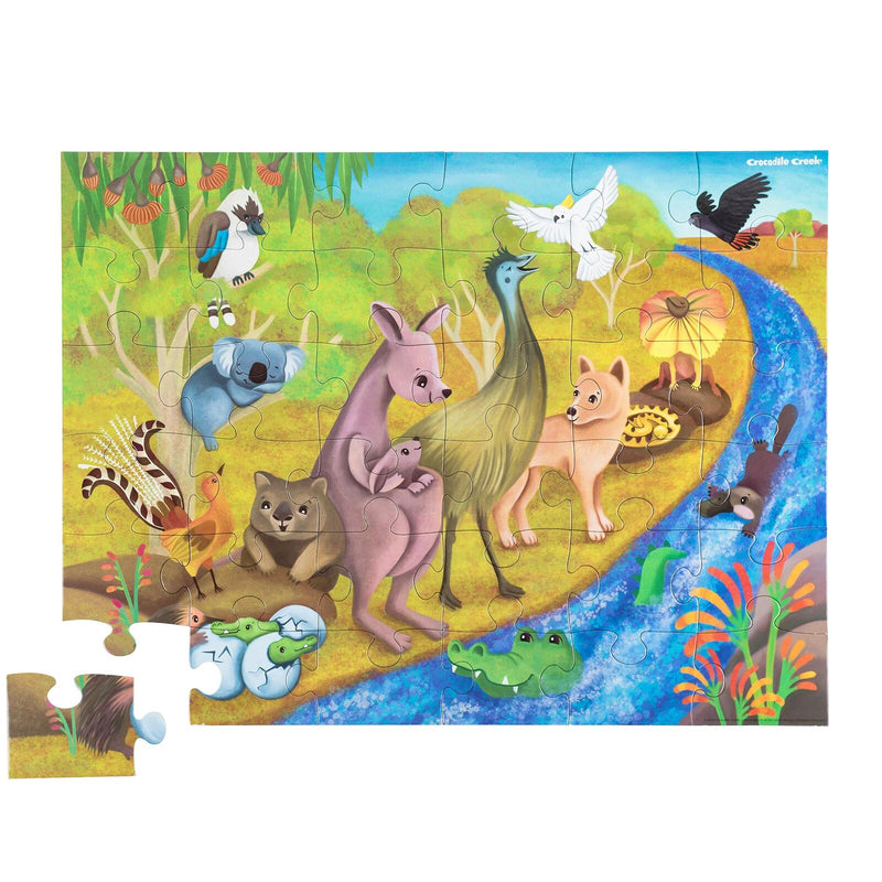 Crocodile Creek outback adventures floor puzzle 36 pc