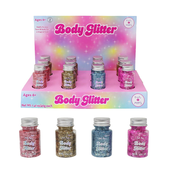 Pink Poppy Body Glitter