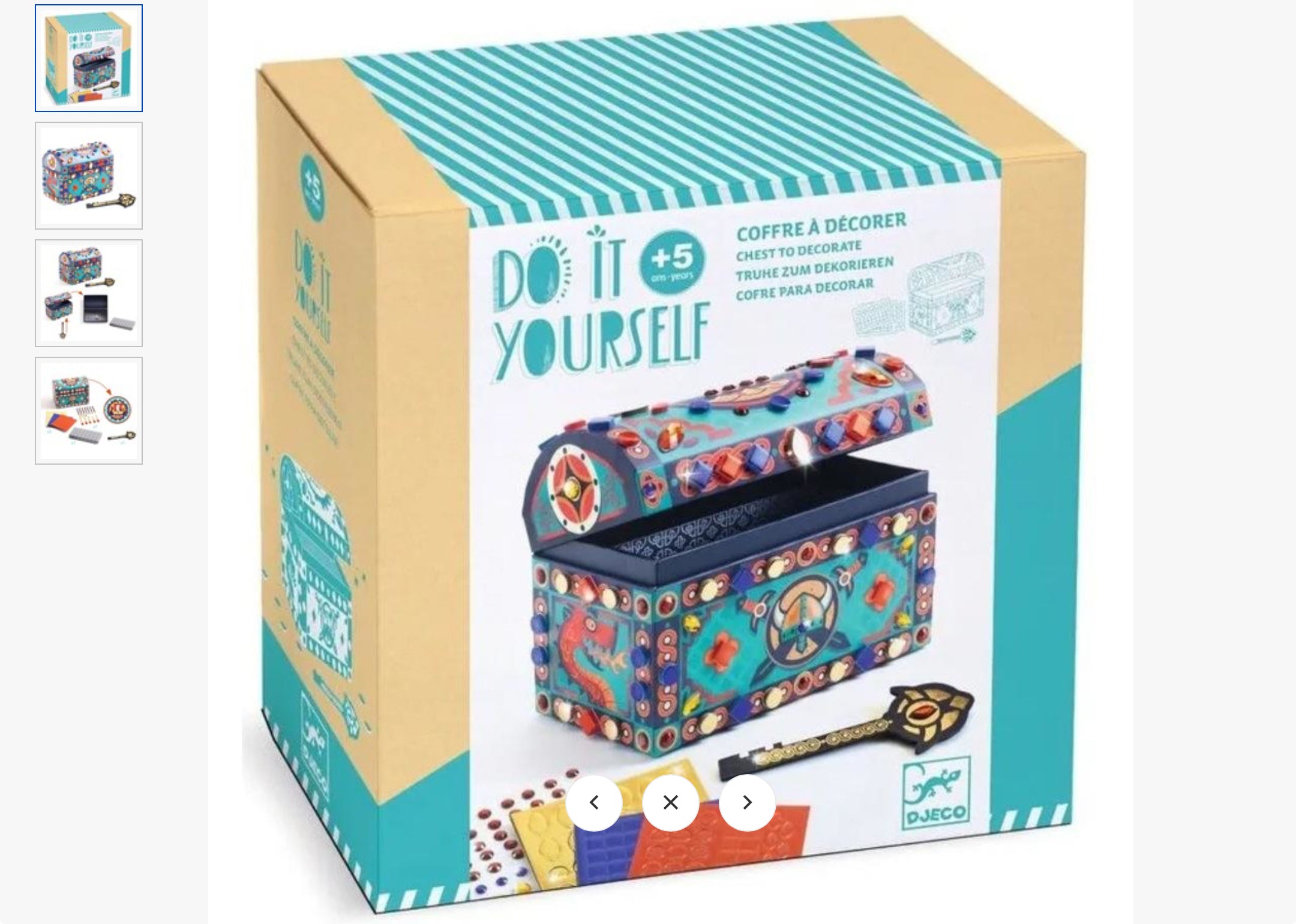 DJECO DO IT YOURSELF TREASURE CHEST