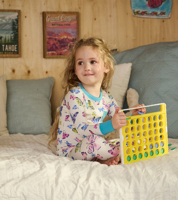 Hatley big butterflies bamboo pajama set