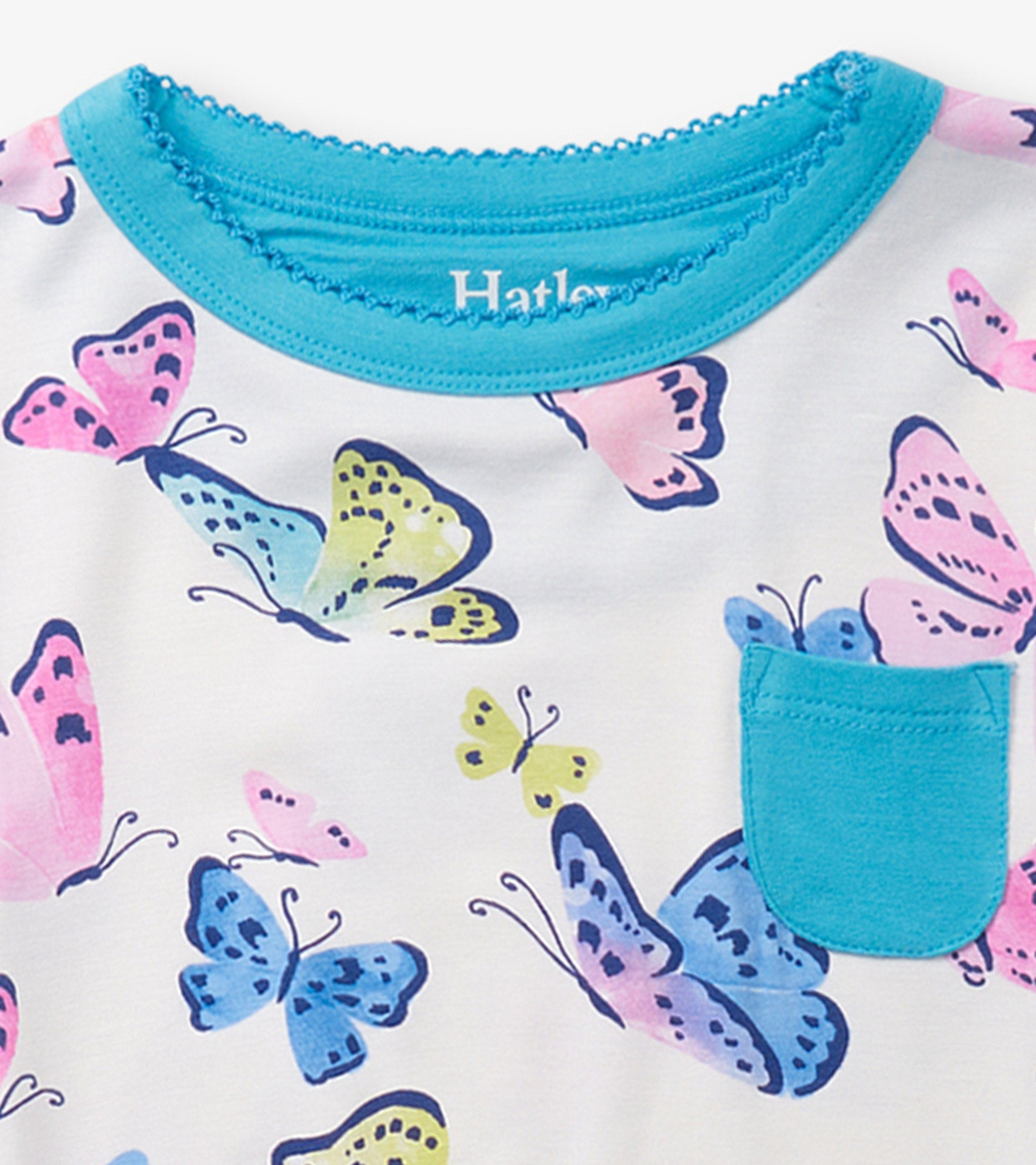 Hatley big butterflies bamboo pajama set