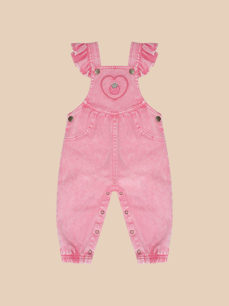 Huxbaby Berry Vintage Overall Berry in Pink
