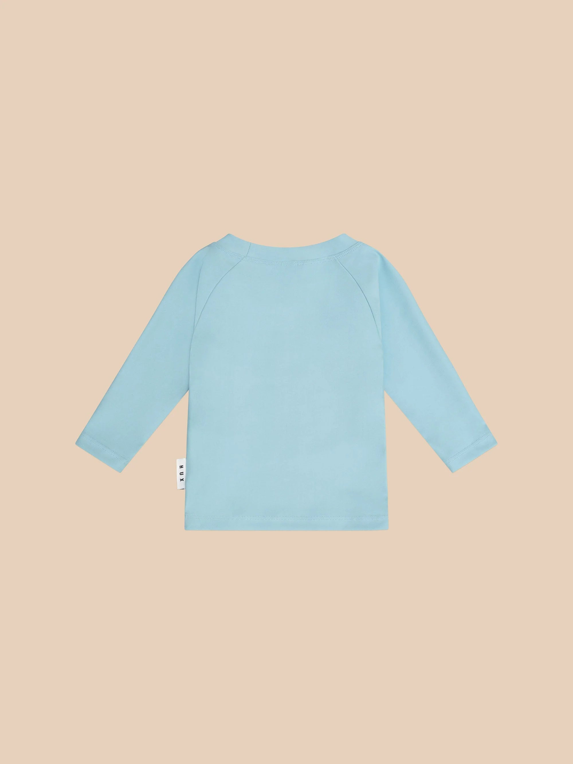 Huxbaby Construction Dino Rashguard Ocean in Blue
