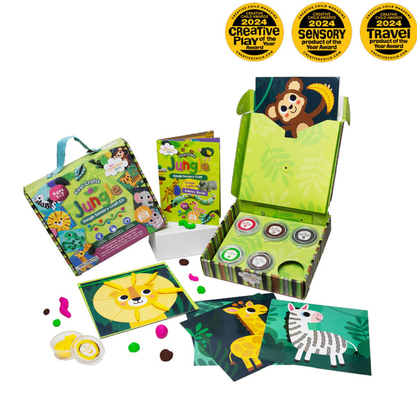 My Creative Box first crafts jungle dough sensory craft kit