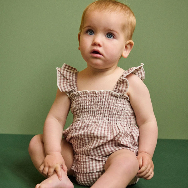 Nature baby twilight check gala suit