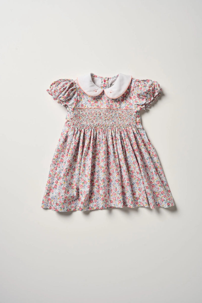 Smox Rox liberty print dress in pink floral