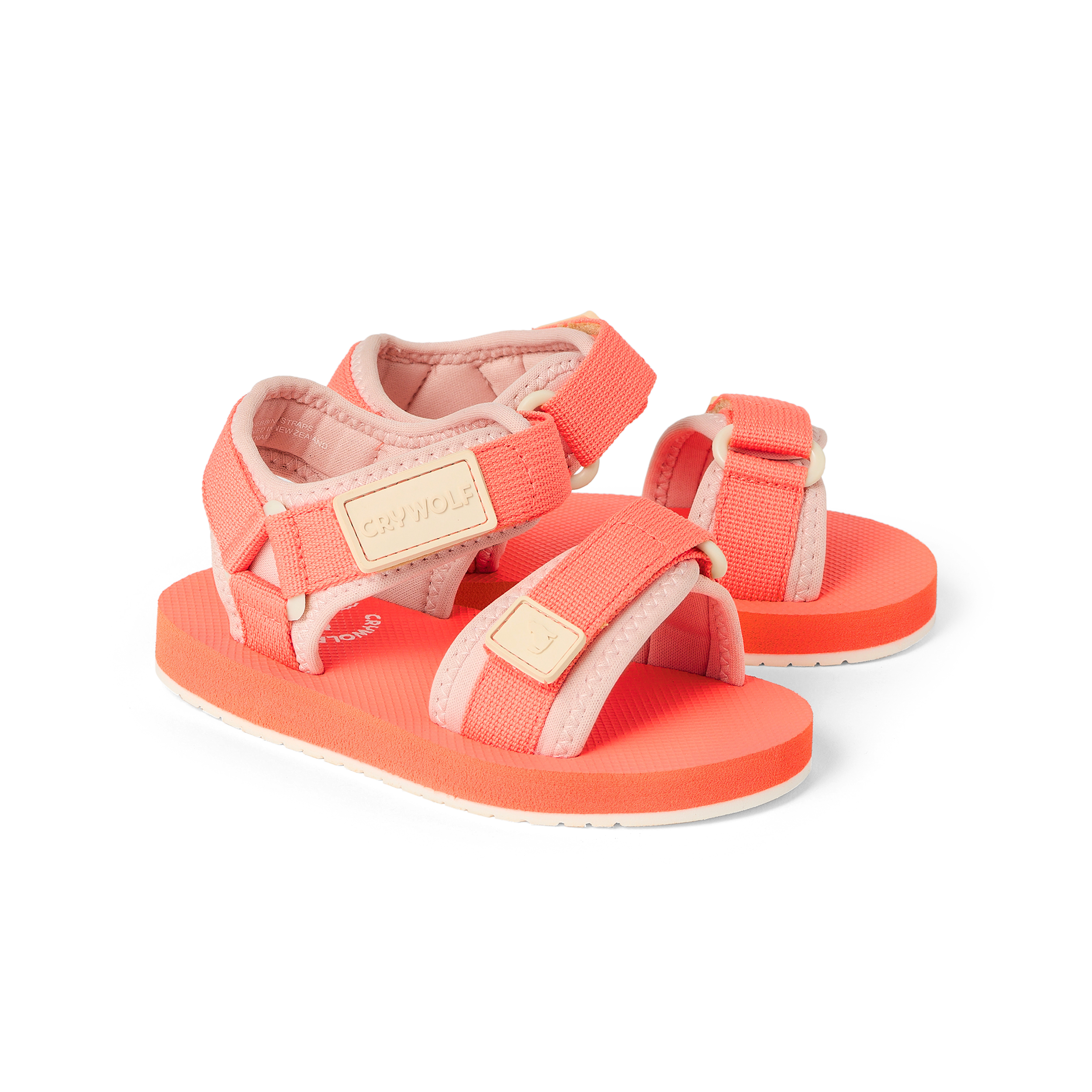 Crywolf beach sandal in coral