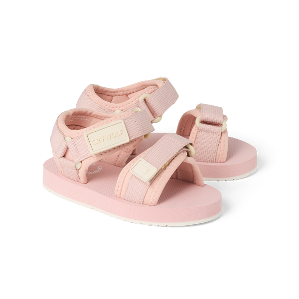 Crywolf beach sandal in soft pink