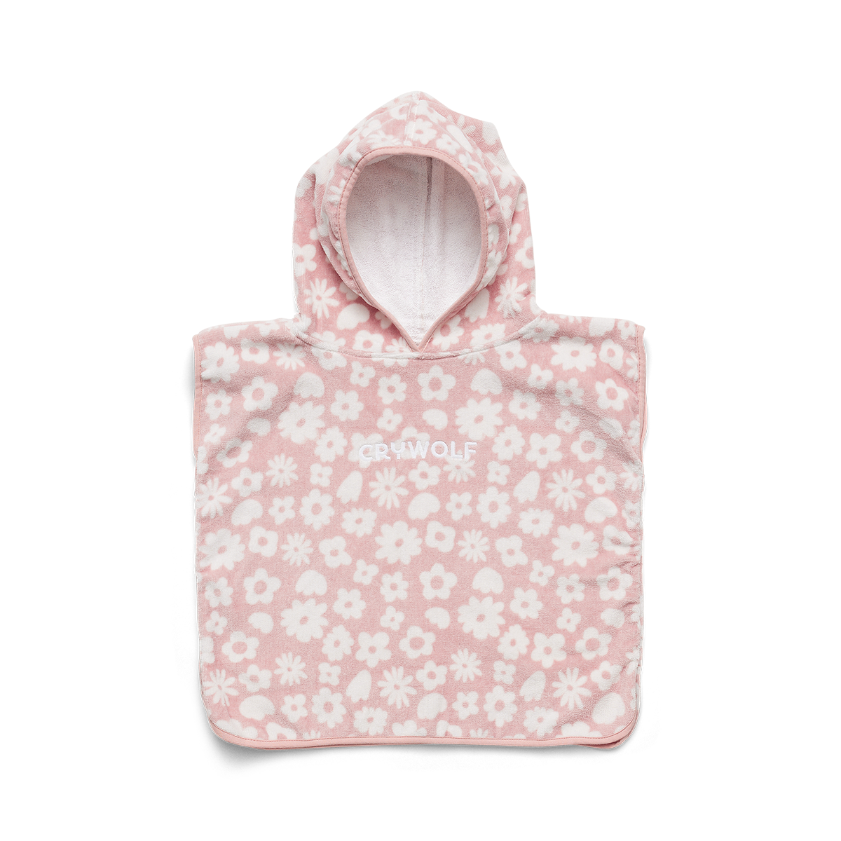 Crywolf Hooded Towel  in blush floral