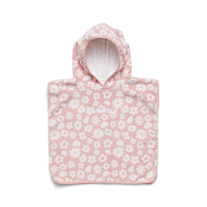 Crywolf Hooded Towel  in blush floral