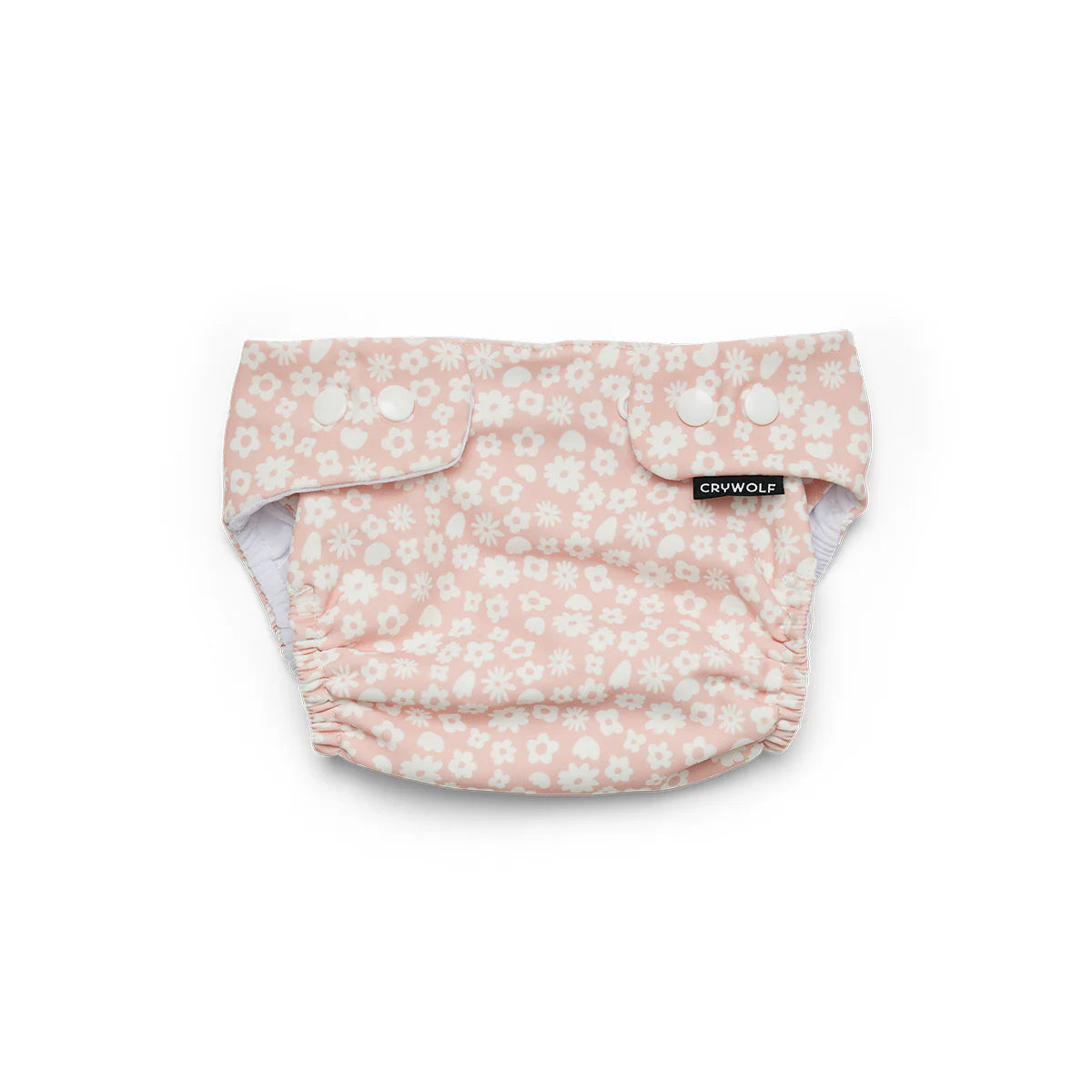 Crywolf reusable swim nappy in ditsy floral