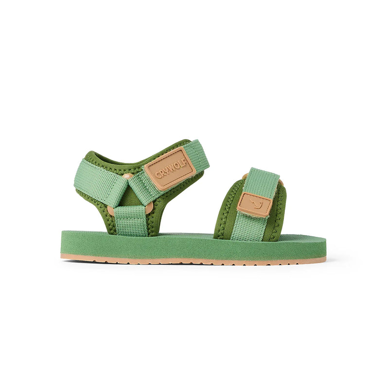 Crywolf beach sandal in coastal green