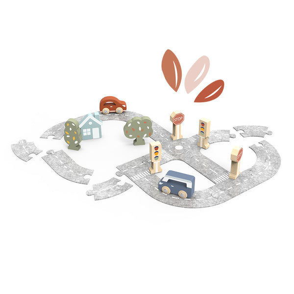Speedy Monkey car track puzzle