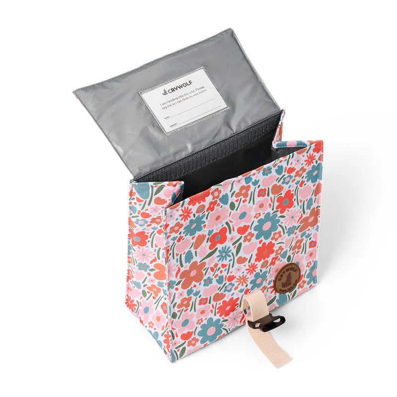 Crywolf lunch bag flower market