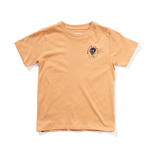 Munster Skate vibe SS Tee Light Mustard in Yellow