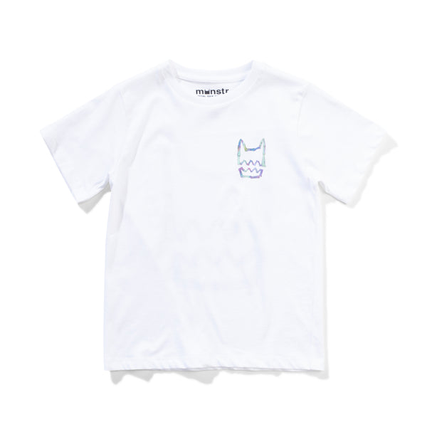 Munster Glowteeth SS Tee White in White