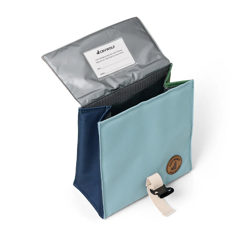 Crywolf lunch bag ocean colour block