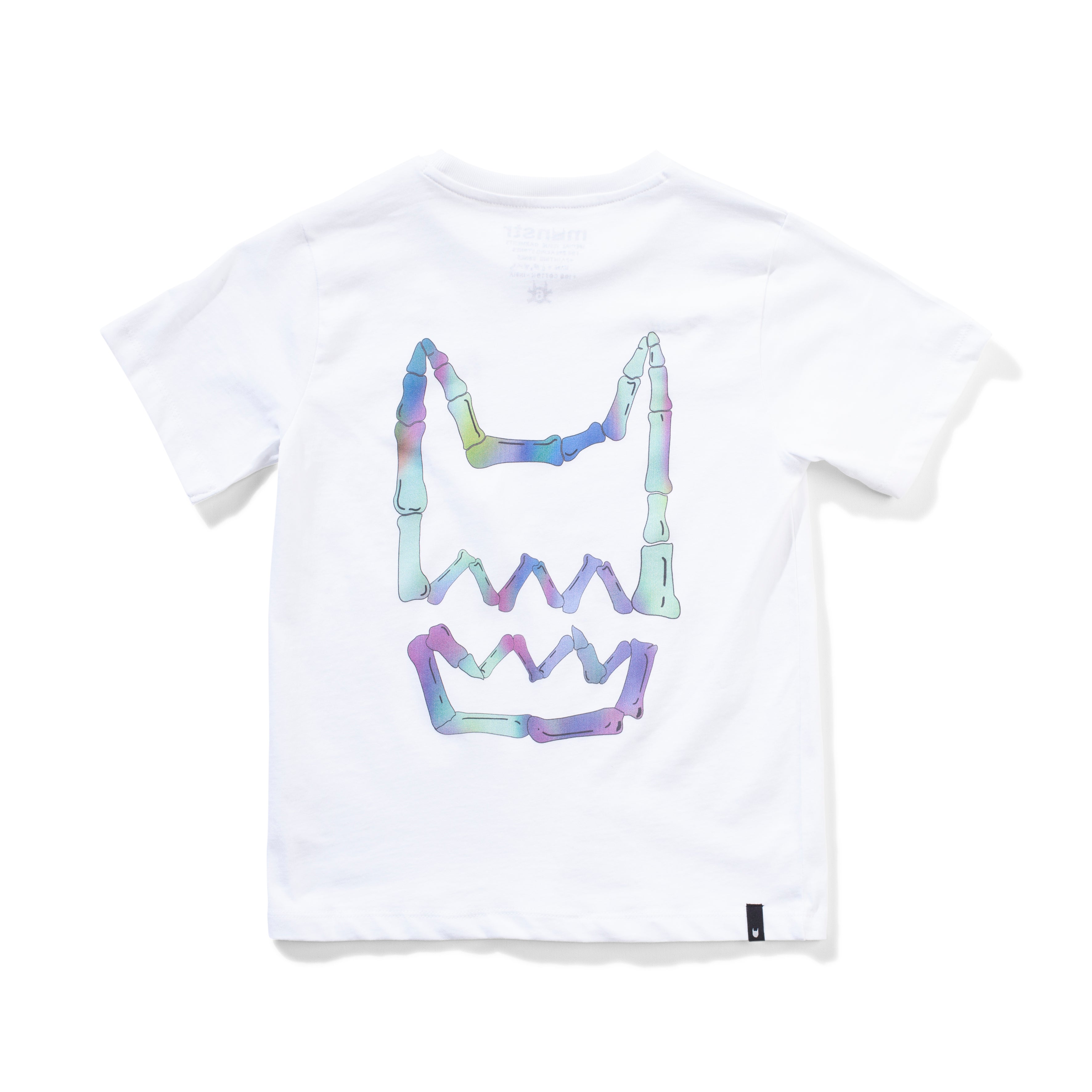 Munster Glowteeth SS Tee White in White