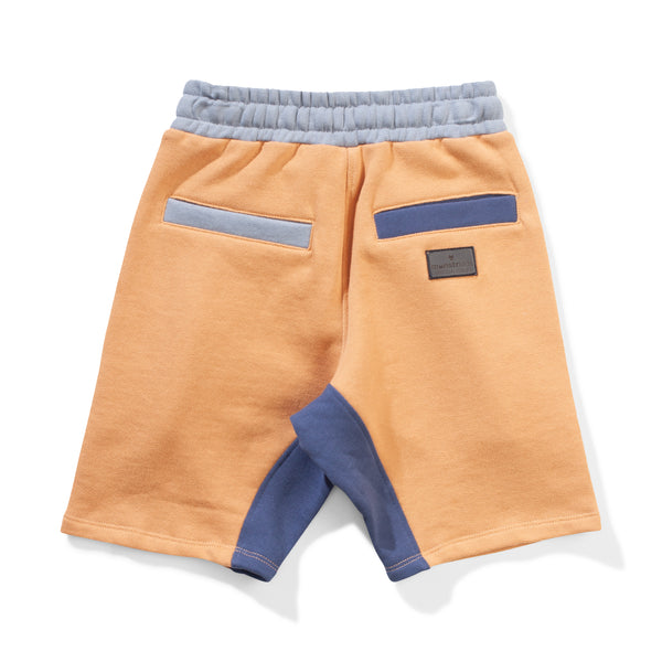 Munster Allsports Short Light Mustard/Blue in Multi